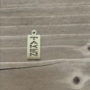 TAKEN 14K gold Charm